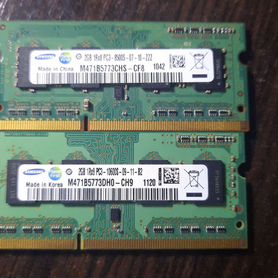 Оперативная память Samsung ddr3 для ноутбука 2gb