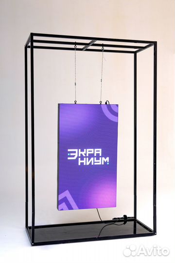 Подвесной LED экран для витрины
