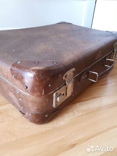 Чемодан Echt Vulkanfiber. Винтаж. гдр. Германия