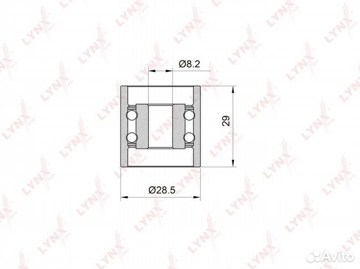 Ролик направляющий / грм audi A3 1.9D-2.0D 96больш