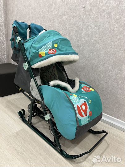 Санки коляска nika kids