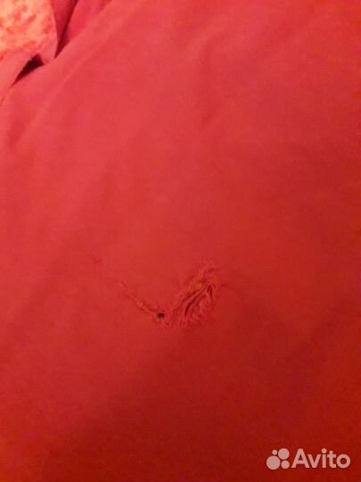 Плюш красный СССР 2,0Х1,45 м