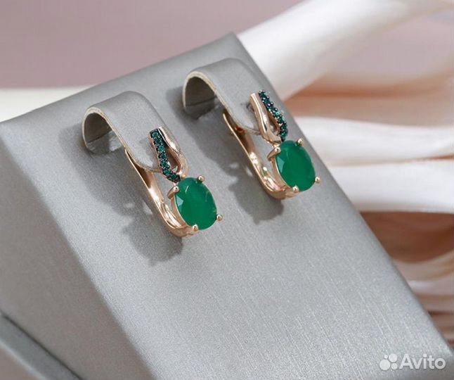 Серьги из медицинского сплава