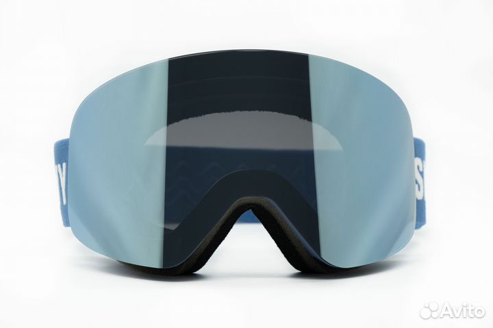 Маска snowy aura cyan:grey coat lighter bl S3+S1