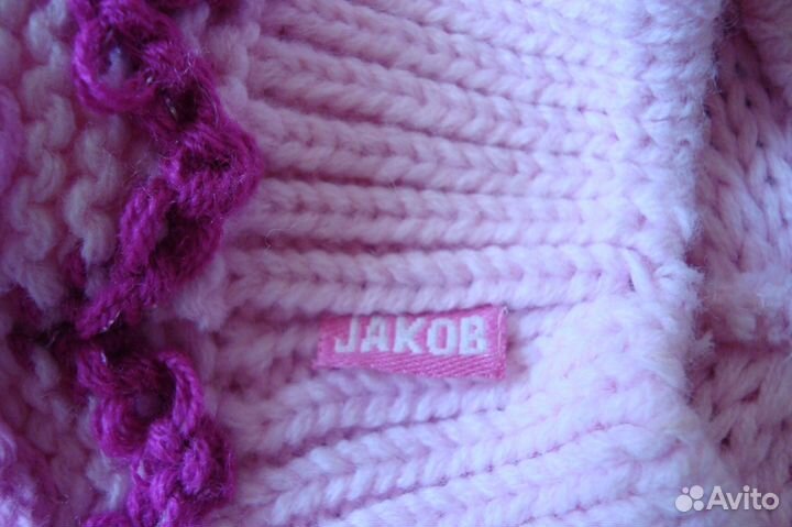 Вязаный берет для девочки