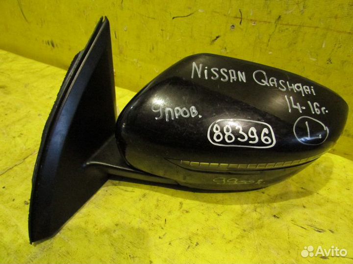 Зеркало левое Nissan Qashqai 14-17г 88396