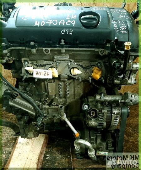 Двигатель 1,6 EP6 5FW Peugeot 308 408 207