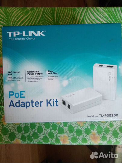 Сетевой адаптер TR-link TL-Poe200