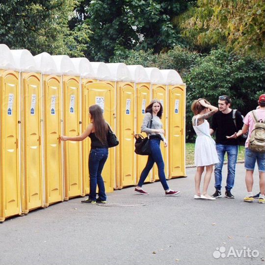 Бу туалетные кабины, чистый и мытый пластик