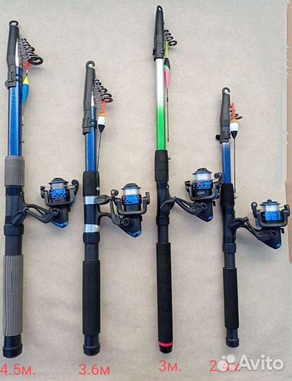 Телескопические Спиннинги-удилища и др
