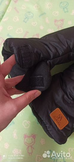 Муфта варежки на коляску санки