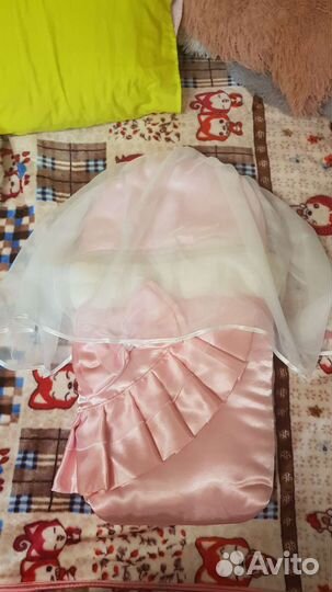 Конверт на выписку для девочки зима