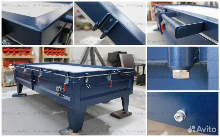 Вакуумный мембранный пресс с полем 3000х1500