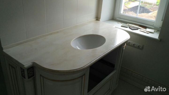 Изготовление столешниц,подоконников, изделий из ка