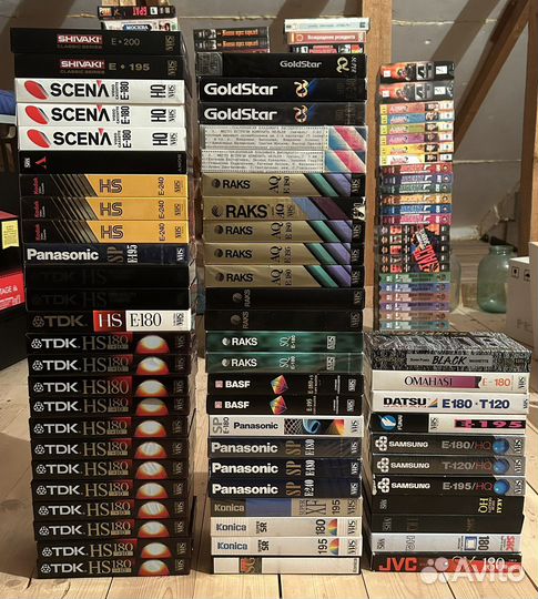 Видеокассеты запись фильмов VHS