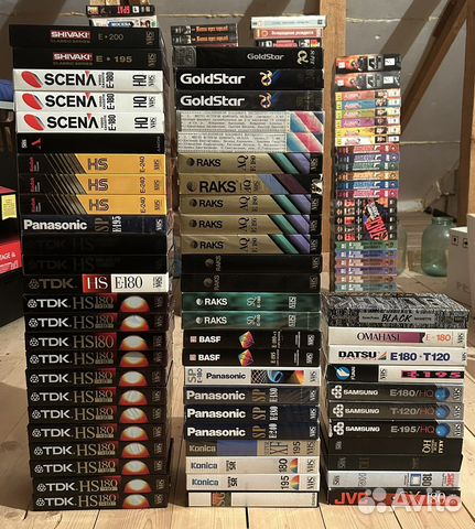 Видеокассеты запись фильмов VHS