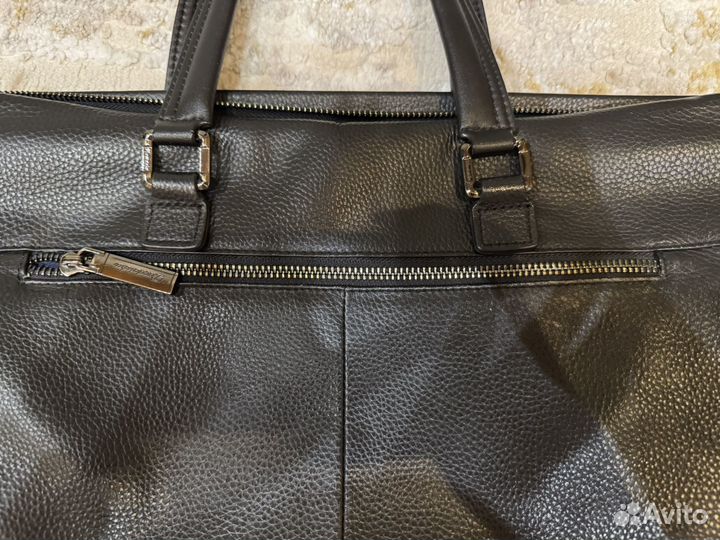 Мужской кожаный портфель бу