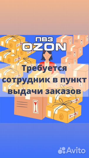 Сотрудник в пункт выдачи заказов
