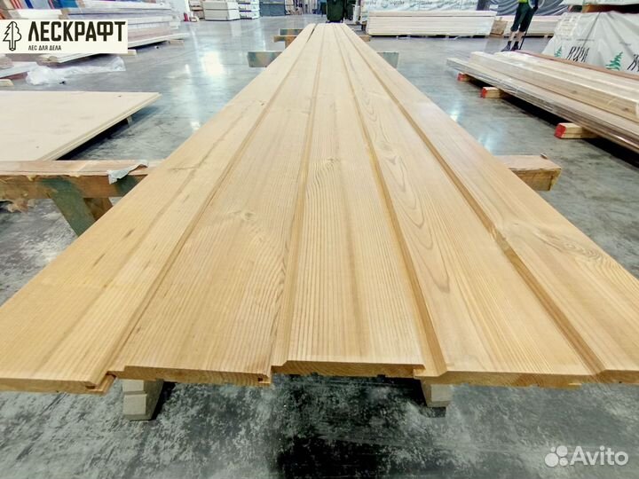 Имитация бруса 20*146*3000 сорт B ангарская сосна