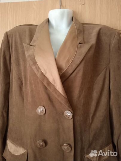 Новый, удлинённый пиджак на подкладе р 54-56