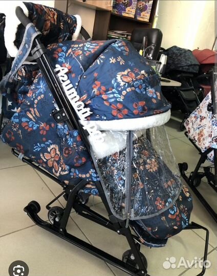 Санки коляска ника