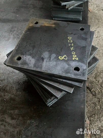 Закладная пластина 200х200х8