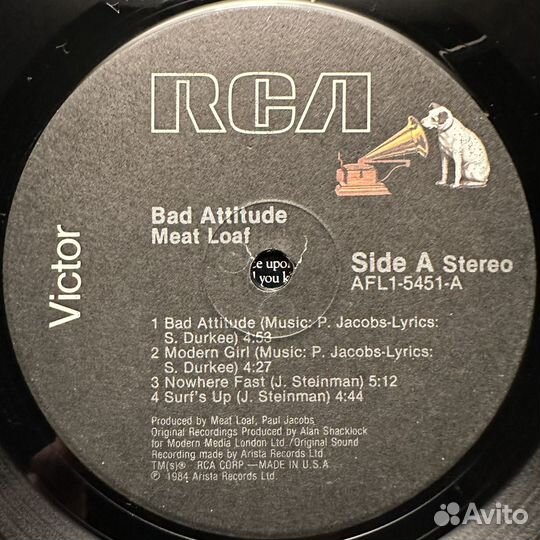 Meat Loaf – Bad Attitude (США 1985г.)