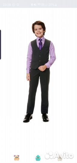 Школьная форма жилет теплые брюки на флисе SkyLake