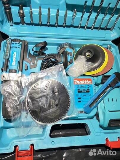 Аккумуляторная дрель шуруповерт makita