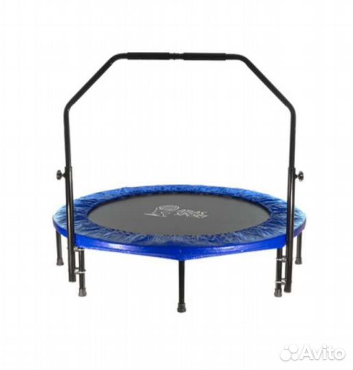 Батут для фитнеса с ручкой atlas sport 122 см