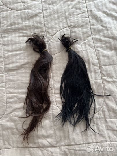 Волосы для наращивания натуральные бу