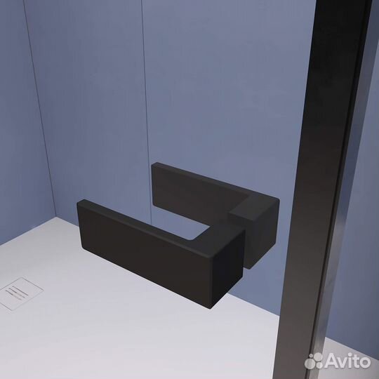 Душ. уголок 120x100x200 чёрн. прозр. стекло SV-04