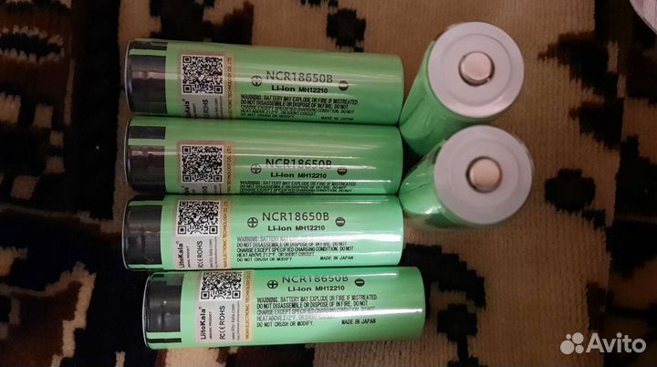 Аккумулятор Li-Ion 3400мАч Panasonic NCR18650B