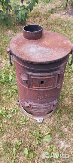 Печь Буржуйка чугунная СССР