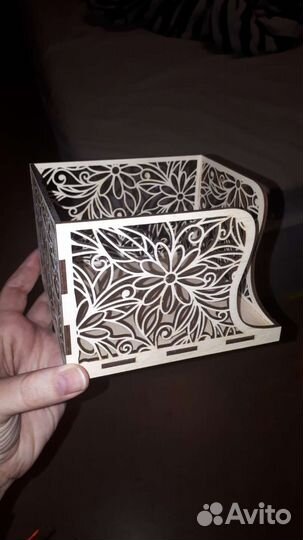 Салфетница деревянная