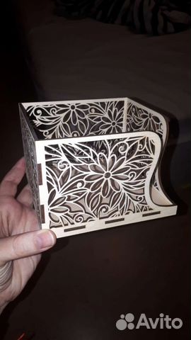 Салфетница деревянная