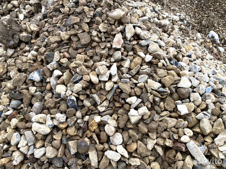 Щебень, Песок