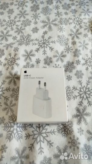 Оригинальный адаптер питания Apple USB-C 20W
