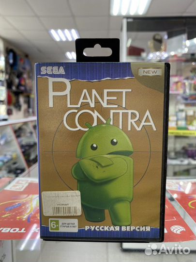 Картридж sega Planet Contra