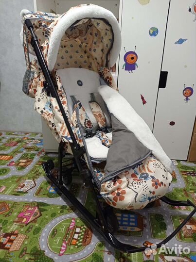 Детские санки коляска бу