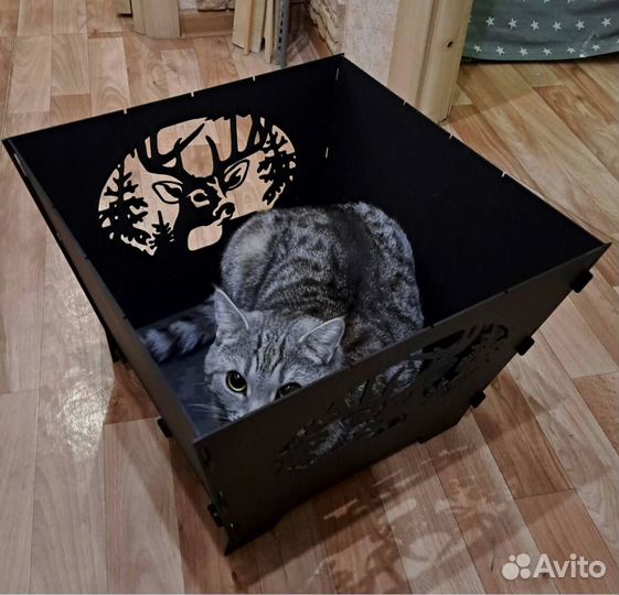 Костровая чаша квадратная с доставкой по РФ