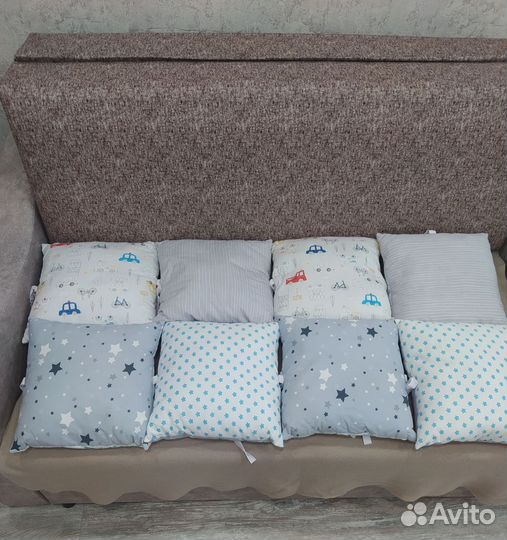 Бортики и фартук на кроватку