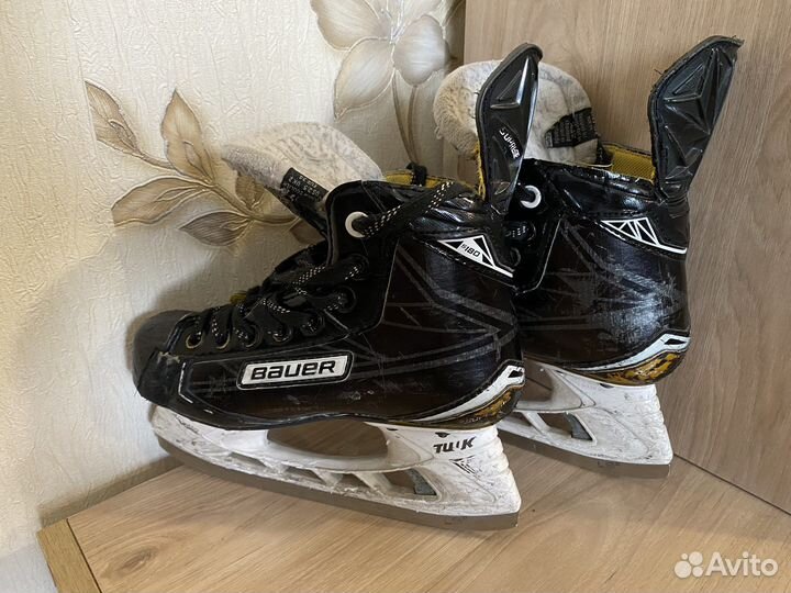 Хоккейные коньки bauer 34 размер