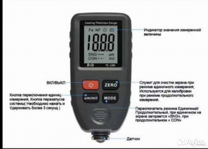 Аренда толщиномера