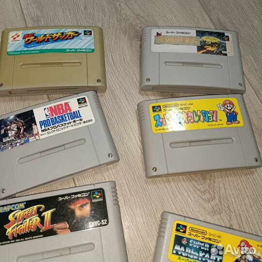Картриджи для Super nintendo Famicom