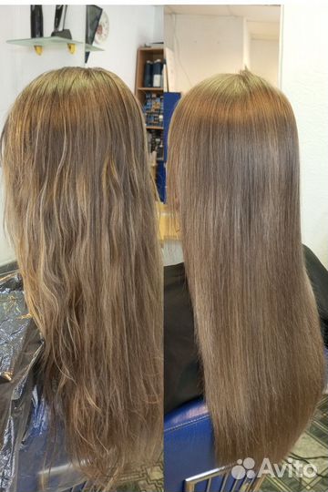 Кератиновое выпрямление волос модель