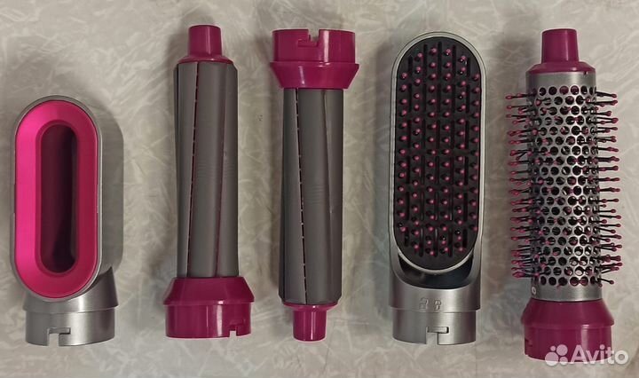 Стайлер для волос 5 в 1 + Термоперчатка, Фен для в