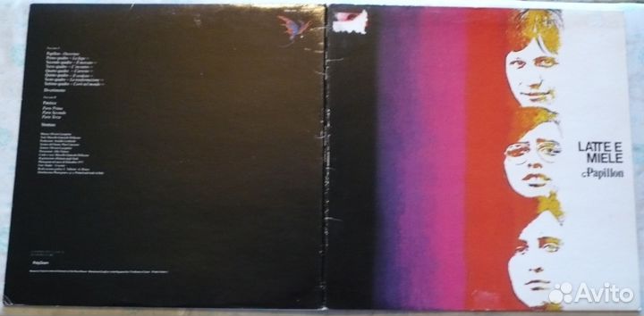 Latte E Miele. Papillon. 1973 Polydor. South Korea