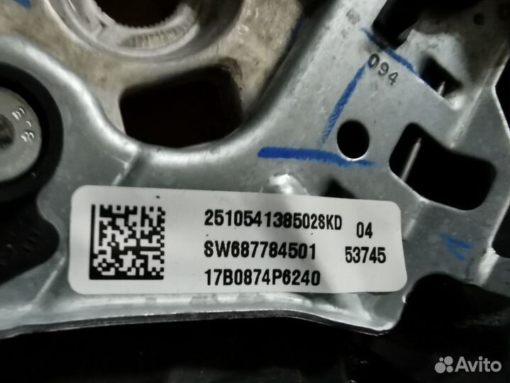 Руль с подогревом кожа BMW F15 F16