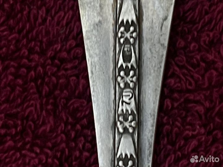 Набор серебрянных ложек 916 пробы